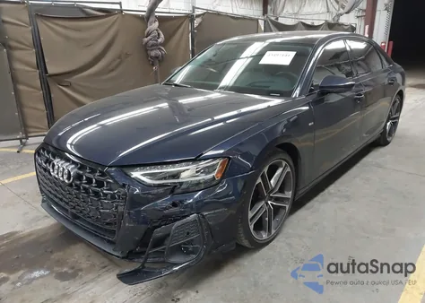 2025 Audi A8 L 55 Tfsi Quattro Tiptronic из США, поврежденный, VIN WAULDAF80SN011541